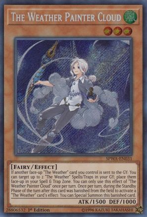 The Weather Painter Cloud (SPWA-EN031) - Spirit Warriors 1st Edition Spirit Warriors Yugioh Single  Squirtle Squad Card Shop.