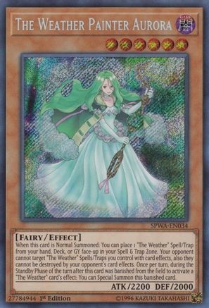 The Weather Painter Aurora (SPWA-EN034) - Spirit Warriors 1st Edition Spirit Warriors Yugioh Single  Squirtle Squad Card Shop.