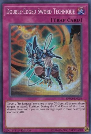 Double-Edged Sword Technique (SPWA-EN054) - Spirit Warriors 1st Edition Spirit Warriors Yugioh Single  Squirtle Squad Card Shop.