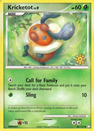 Kricketot - 86/123/123  Countdown Calendar Promos - Promo Countdown Calendar Promos Pokemon Single  Squirtle Squad Card Shop.