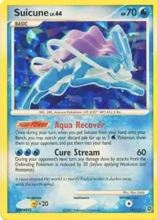 Suicune (Cracked Ice Holo) 019/132  - Holofoil Miscellaneous Cards & Products - Promo Miscellaneous Cards & Products Pokemon Single  Squirtle Squad Card Shop.