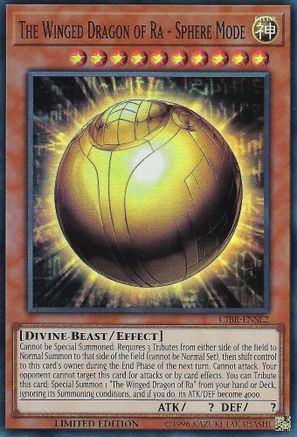 The Winged Dragon of Ra - Sphere Mode (CIBR-ENSE2) - Circuit Break Limited Circuit Break Yugioh Single  Squirtle Squad Card Shop.