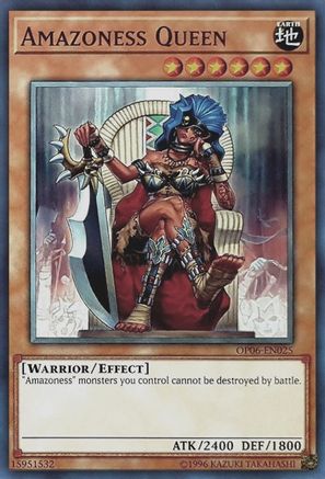 Amazoness Queen (OP06-EN025) - OTS Tournament Pack 6 Unlimited OTS Tournament Pack 6 Yugioh Single  Squirtle Squad Card Shop.