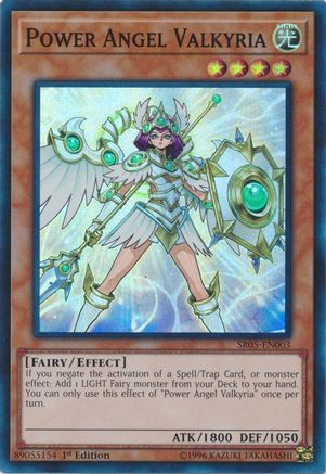 Power Angel Valkyria (SR05-EN003) - Structure Deck: Wave of Light 1st Edition Structure Deck: Wave of Light Yugioh Single  Squirtle Squad Card Shop.