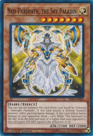 Neo-Parshath, the Sky Paladin (SR05-EN004) - Structure Deck: Wave of Light 1st Edition Structure Deck: Wave of Light Yugioh Single  Squirtle Squad Card Shop.