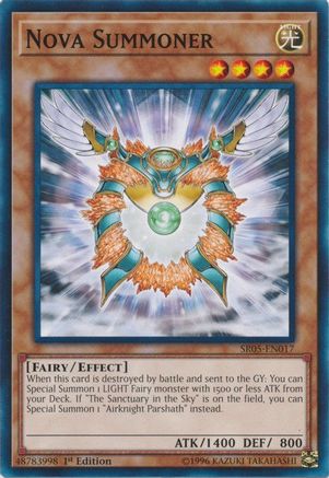 Nova Summoner (SR05-EN017) - Structure Deck: Wave of Light 1st Edition Structure Deck: Wave of Light Yugioh Single  Squirtle Squad Card Shop.