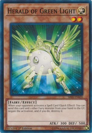 Herald of Green Light (SR05-EN020) - Structure Deck: Wave of Light 1st Edition Structure Deck: Wave of Light Yugioh Single  Squirtle Squad Card Shop.