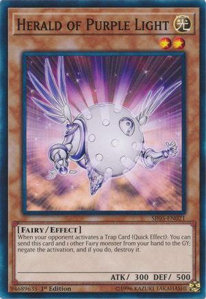 Herald of Purple Light (SR05-EN021) - Structure Deck: Wave of Light 1st Edition Structure Deck: Wave of Light Yugioh Single  Squirtle Squad Card Shop.