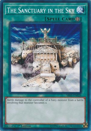 The Sanctuary in the Sky (SR05-EN026) - Structure Deck: Wave of Light 1st Edition Structure Deck: Wave of Light Yugioh Single  Squirtle Squad Card Shop.