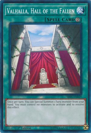 Valhalla, Hall of the Fallen (SR05-EN029) - Structure Deck: Wave of Light 1st Edition Structure Deck: Wave of Light Yugioh Single  Squirtle Squad Card Shop.