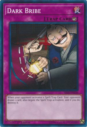 Dark Bribe (SR05-EN036) - Structure Deck: Wave of Light 1st Edition Structure Deck: Wave of Light Yugioh Single  Squirtle Squad Card Shop.