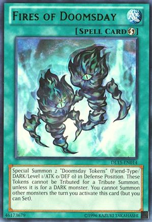 Fires of Doomsday (Green) (DL15-EN014) - Duelist League Promo Unlimited Duelist League Promo Yugioh Single  Squirtle Squad Card Shop.