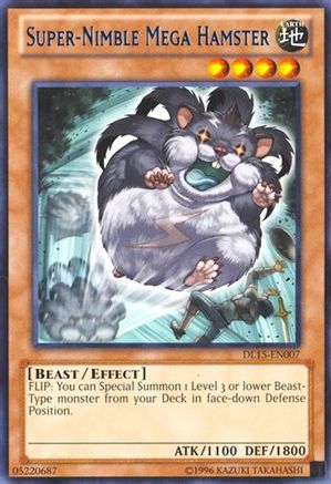 Super-Nimble Mega Hamster (Blue) (DL15-EN007) - Duelist League Promo Unlimited Duelist League Promo Yugioh Single  Squirtle Squad Card Shop.