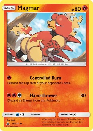 Magmar  SM  Ultra Prism - Common SM - Ultra Prism Pokemon Single  Squirtle Squad Card Shop.
