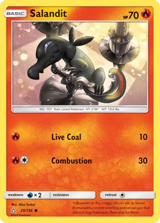 Salandit  SM  Ultra Prism - Common SM - Ultra Prism Pokemon Single  Squirtle Squad Card Shop.