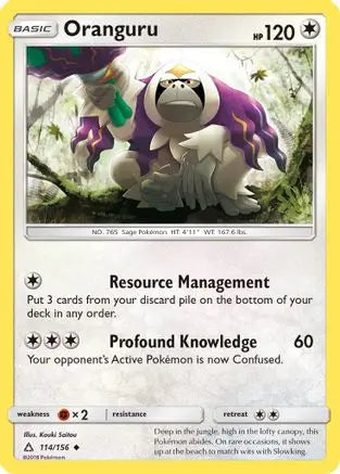 Oranguru 114  SM  Ultra Prism - Uncommon