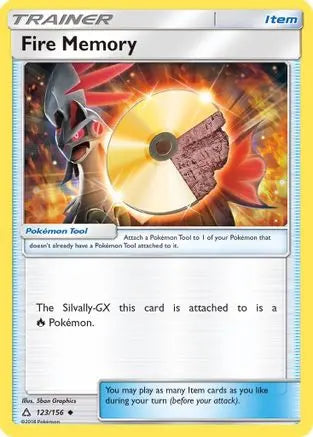 Fire Memory  - Reverse Holofoil SM  Ultra Prism - Uncommon