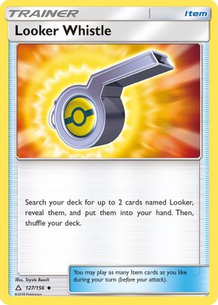 Looker Whistle  SM  Ultra Prism - Uncommon SM - Ultra Prism Pokemon Single  Squirtle Squad Card Shop.