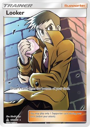 Looker (Full Art)  - Holofoil SM  Ultra Prism - Ultra Rare SM - Ultra Prism Pokemon Single  Squirtle Squad Card Shop.
