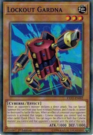 Lockout Gardna (EXFO-EN002) - Extreme Force 1st Edition Extreme Force Yugioh Single  Squirtle Squad Card Shop.