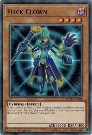 Flick Clown (EXFO-EN004) - Extreme Force Unlimited Extreme Force Yugioh Single  Squirtle Squad Card Shop.