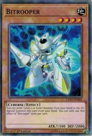 Bitrooper (EXFO-EN005) - Extreme Force Unlimited Extreme Force Yugioh Single  Squirtle Squad Card Shop.
