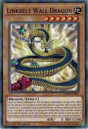 Linkbelt Wall Dragon (EXFO-EN006) - Extreme Force 1st Edition Extreme Force Yugioh Single  Squirtle Squad Card Shop.