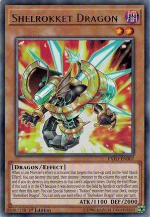 Shelrokket Dragon (EXFO-EN007) - Extreme Force 1st Edition Extreme Force Yugioh Single  Squirtle Squad Card Shop.