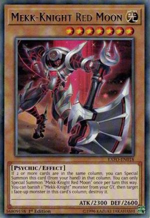 Mekk-Knight Red Moon (EXFO-EN018) - Extreme Force Unlimited Extreme Force Yugioh Single  Squirtle Squad Card Shop.
