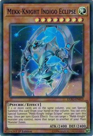 Mekk-Knight Indigo Eclipse (EXFO-EN019) - Extreme Force 1st Edition Extreme Force Yugioh Single  Squirtle Squad Card Shop.