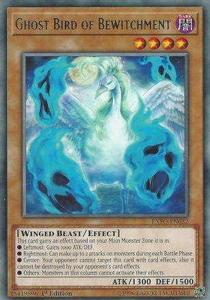 Ghost Bird of Bewitchment (EXFO-EN032) - Extreme Force Unlimited Extreme Force Yugioh Single  Squirtle Squad Card Shop.