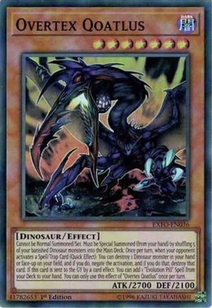 Overtex Qoatlus (EXFO-EN036) - Extreme Force 1st Edition Extreme Force Yugioh Single  Squirtle Squad Card Shop.