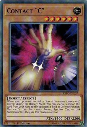 Contact "C" (EXFO-EN037) - Extreme Force 1st Edition Extreme Force Yugioh Single  Squirtle Squad Card Shop.