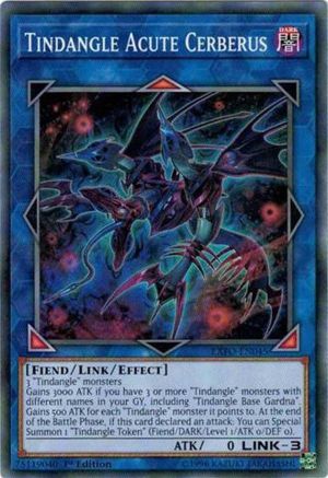 Tindangle Acute Cerberus (EXFO-EN045) - Extreme Force Unlimited Extreme Force Yugioh Single  Squirtle Squad Card Shop.