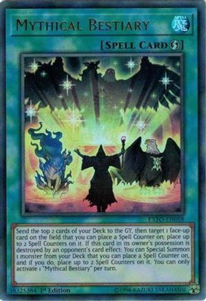 Mythical Bestiary (EXFO-EN058) - Extreme Force Unlimited Extreme Force Yugioh Single  Squirtle Squad Card Shop.