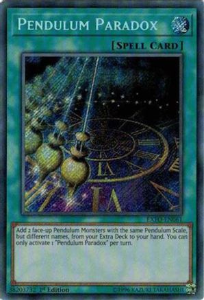 Pendulum Paradox (EXFO-EN061) - Extreme Force 1st Edition Extreme Force Yugioh Single  Squirtle Squad Card Shop.