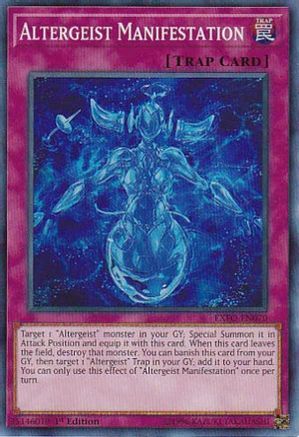 Altergeist Manifestation (EXFO-EN070) - Extreme Force Unlimited Extreme Force Yugioh Single  Squirtle Squad Card Shop.