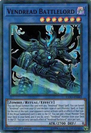 Vendread Battlelord (EXFO-EN082) - Extreme Force Unlimited Extreme Force Yugioh Single  Squirtle Squad Card Shop.