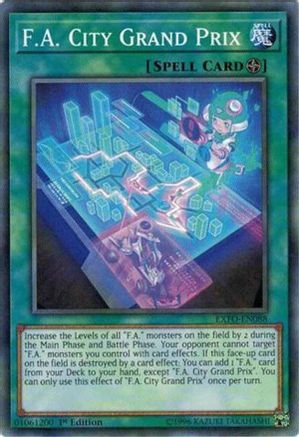 F.A. City Grand Prix (EXFO-EN088) - Extreme Force 1st Edition Extreme Force Yugioh Single  Squirtle Squad Card Shop.