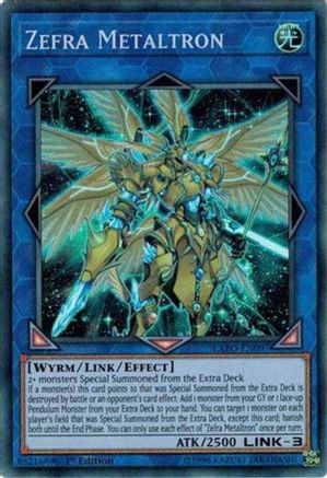 Zefra Metaltron (EXFO-EN097) - Extreme Force 1st Edition Extreme Force Yugioh Single  Squirtle Squad Card Shop.
