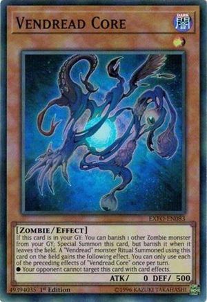 Vendread Core (EXFO-EN083) - Extreme Force 1st Edition Extreme Force Yugioh Single  Squirtle Squad Card Shop.