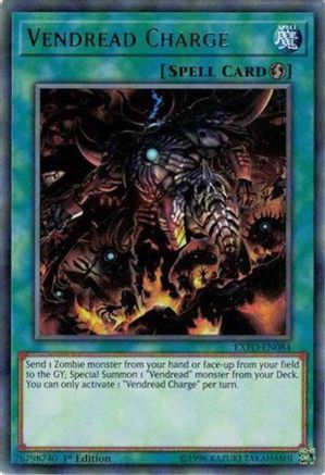 Vendread Charge (EXFO-EN084) - Extreme Force Unlimited Extreme Force Yugioh Single  Squirtle Squad Card Shop.