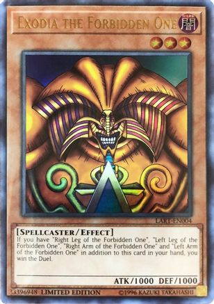 Exodia the Forbidden One (LART-EN004) - The Lost Art Promotion Limited The Lost Art Promotion Yugioh Single  Squirtle Squad Card Shop.