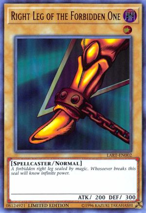 Right Leg of the Forbidden One (LART-EN002) - The Lost Art Promotion Limited The Lost Art Promotion Yugioh Single  Squirtle Squad Card Shop.