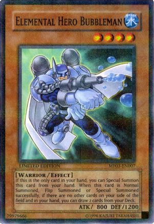 Elemental HERO Bubbleman (MF03-EN007) - Mattel Action Figure Promos: Series 3 Limited Mattel Action Figure Promos: Series 3 Yugioh Single  Squirtle Squad Card Shop.