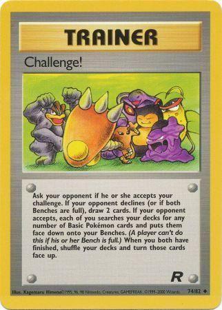 Challenge! 074  - Unlimited Team Rocket - Uncommon Team Rocket Pokemon Single  Squirtle Squad Card Shop.