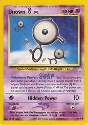 Unown [B] 039  - Unlimited Neo Revelation - Uncommon Neo Revelation Pokemon Single  Squirtle Squad Card Shop.