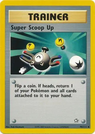 Super Scoop Up 098  - Unlimited Neo Genesis - Uncommon Neo Genesis Pokemon Single  Squirtle Squad Card Shop.