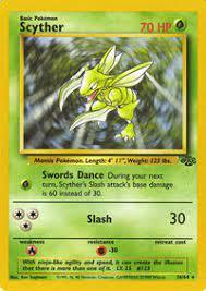 Pokémon TCG – Scyther 010 – Jungle – Unlimited Holofoil – Holo Rare