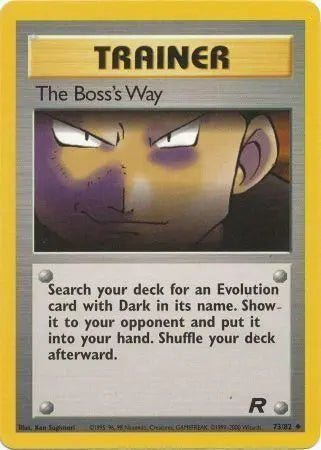 The Boss's Way 073  - Unlimited Team Rocket - Uncommon